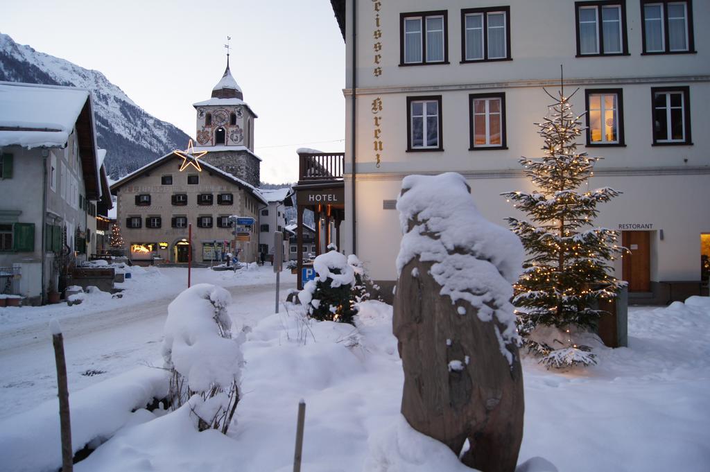 Hotel Weisses Kreuz Bergün Zewnętrze zdjęcie