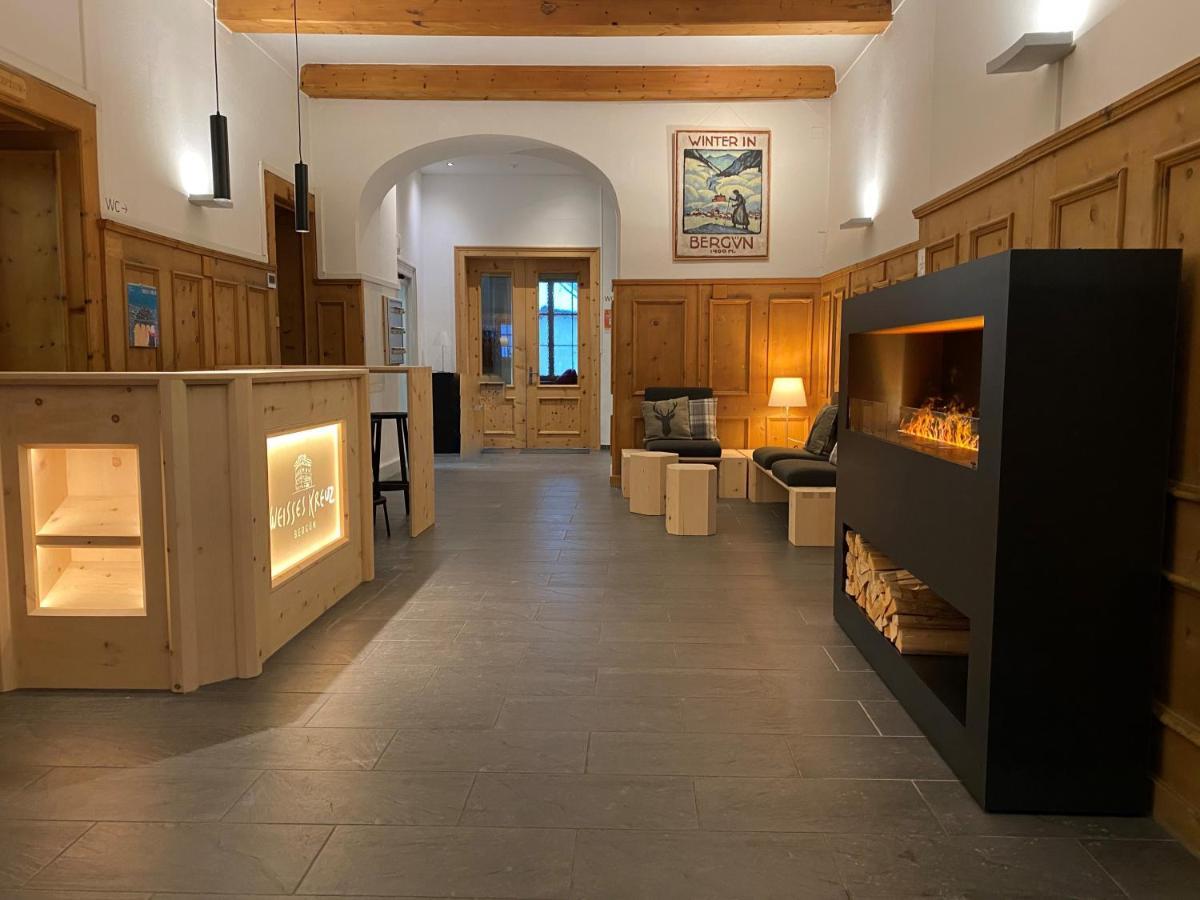 Hotel Weisses Kreuz Bergün Zewnętrze zdjęcie
