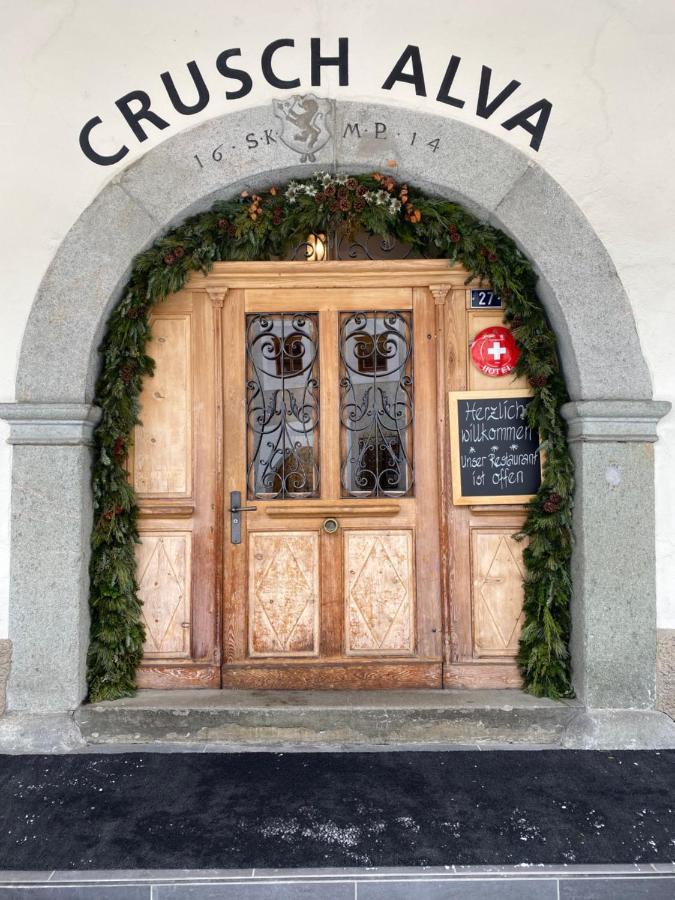 Hotel Weisses Kreuz Bergün Zewnętrze zdjęcie