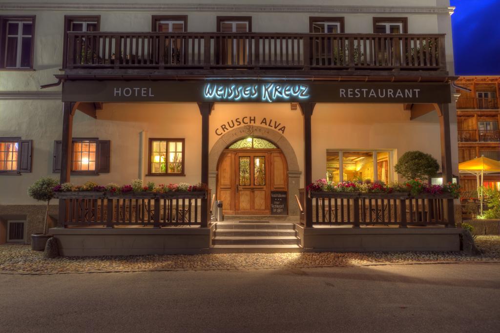 Hotel Weisses Kreuz Bergün Zewnętrze zdjęcie