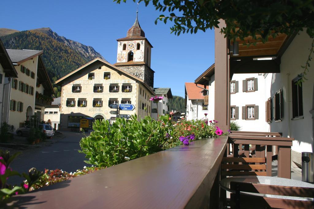 Hotel Weisses Kreuz Bergün Zewnętrze zdjęcie